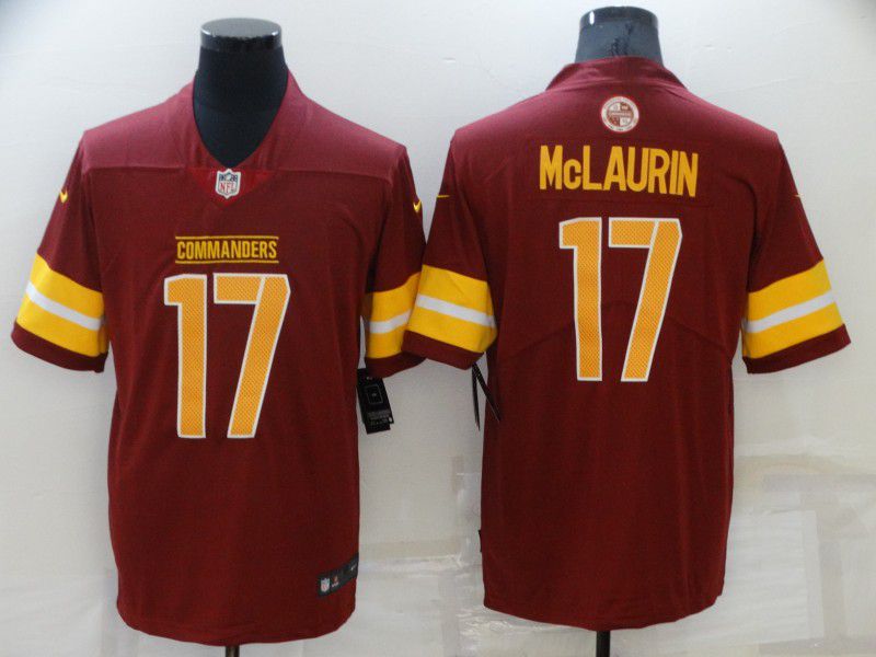 Men Washington Redskins 17 Mclaurin Red 2022 Nike Limited Vapor Untouchable NFL Jersey